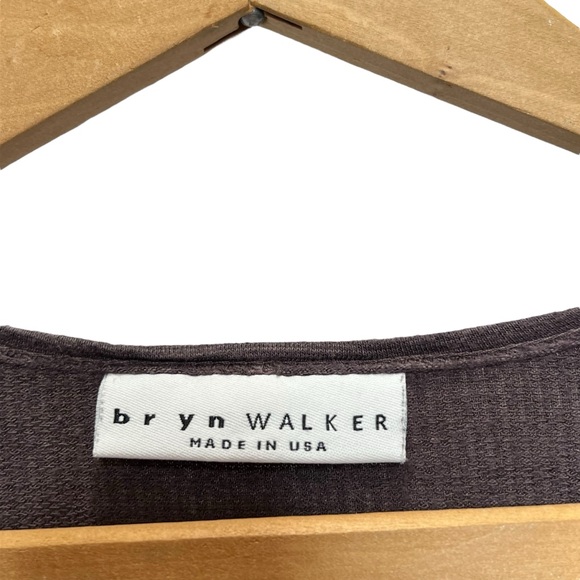 Bryn Walker V Neck Relaxed Cotton Blend Stretchy Boxy Tunic Lagenlook Top Small - Picture 11 of 12